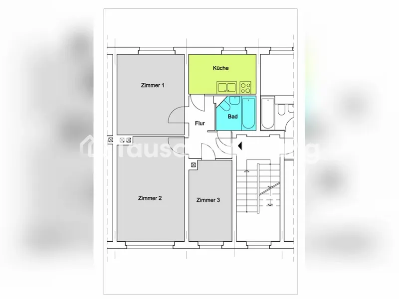 Tauschwohnung: 3 bzw. 2,5-Zimmer-Whng. in Berlin-Plänterwald — photo 1